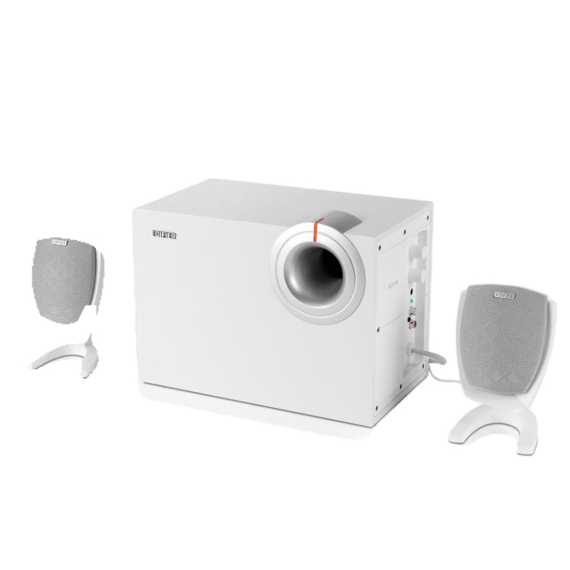 EDIFIER/漫步者  R201T06多媒体台式电脑音箱低音炮木质音响 白色