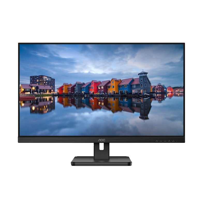 AOC显示器 23.8英寸全高清 IPS窄边框 HDMI高清接口 快拆支架可壁挂 TUV爱眼低蓝不闪 电脑主机显示屏 24E2H