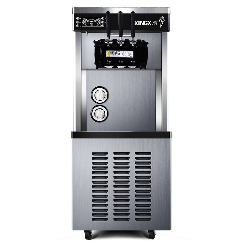 星星(XINGX) XRB3030BL 新款报警解冻式冰淇淋机 商用雪糕机全自动三色甜筒软质冰激凌机台式小型冰淇淋机