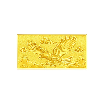 周大福大展宏图足金黄金投资黄金金条(约10g)计价(工费:0元)EOI4 