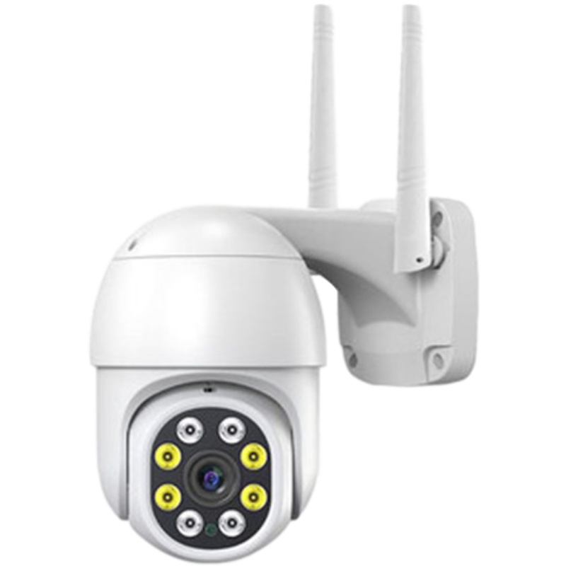 送 64G内存卡 室外监控摄像头户外云台旋转球机无线WiFi插卡监控器手机远程套装