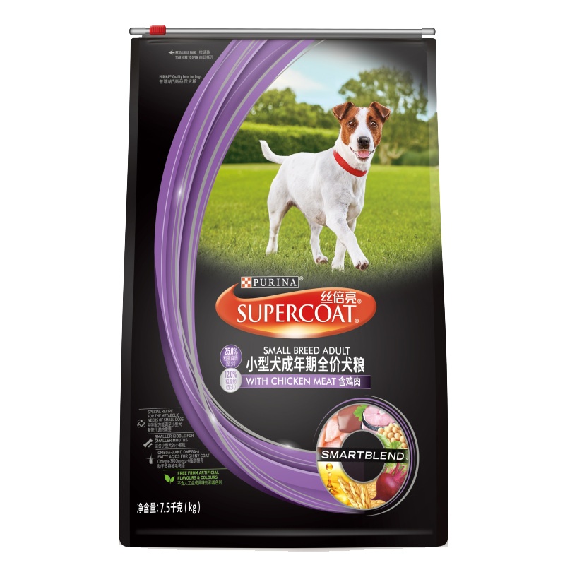 丝倍亮小型犬成犬7.5kg狗粮泰迪贵宾比熊通用型美毛狗粮15斤