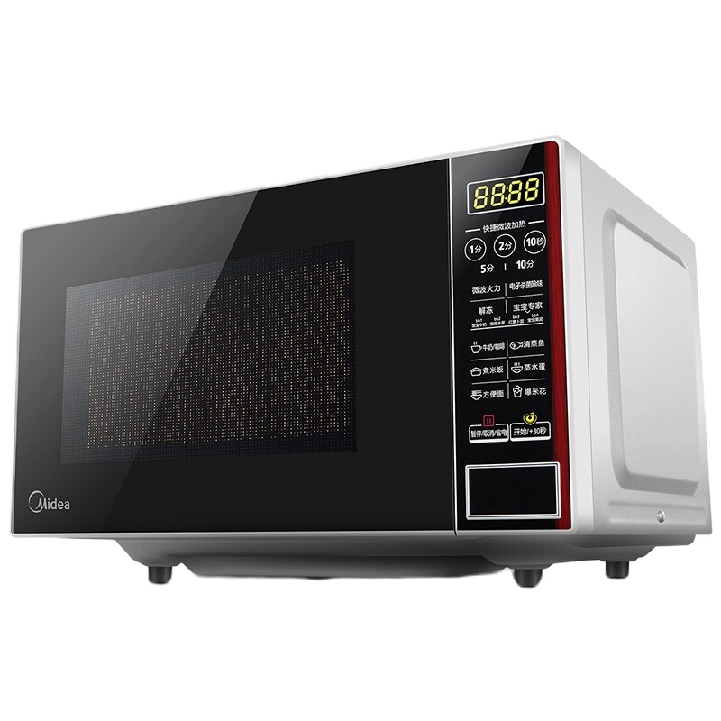 M1-L202B快捷微波炉平板加热一键启动多角度反射内胆20升