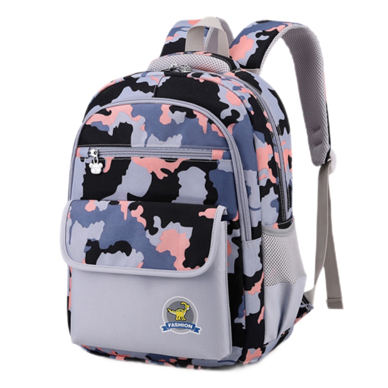 迪嘉乐小学生书包男女生通用三到六年级帅气超轻减负护脊迷彩书包背包