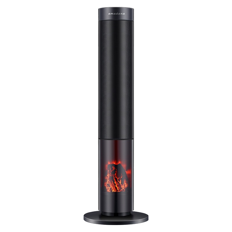 日本amadana取暖器A-HP2002R家用客厅暖风机节能省电暖器气速热立式烤火炉