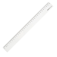 得力(deli) 30cm 办公通用直尺 测量绘图尺子 办公用品