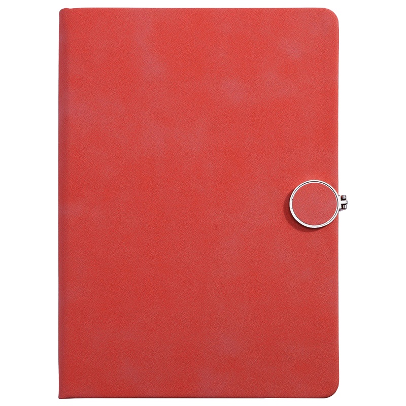 A5金属搭扣笔记本 MAA-007 简约纯色皮面工作办公带扣记事本 (本)