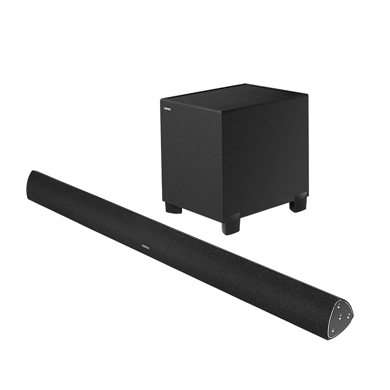 漫步者(EDIFIER)B7专业电视音响 电脑音箱 家庭影院 无线蓝牙回音壁 配备无线低音炮 黑色