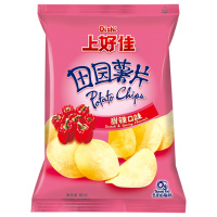 上好佳 田园薯片 甜辣口味 80g/袋