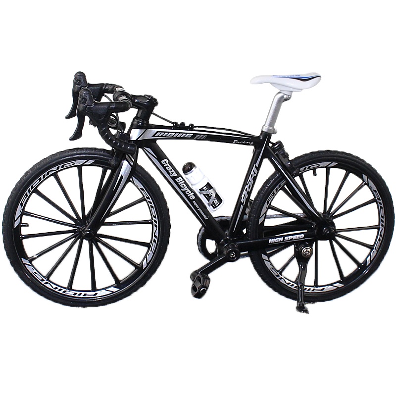 魔法棒合金仿真自行车模型可拆卸玩具车合金山地自行车折叠单车玩具模型