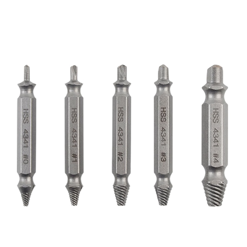 断头螺丝取出器修滑丝滑牙取螺丝拆除工具起子双头断丝取丝器