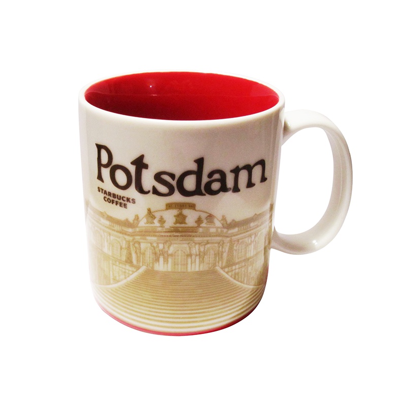 【波茨坦纪念版】星巴克（Starbucks）Potsdam波茨坦城市主题陶瓷马克杯 414ml 星巴克杯子 德国进口