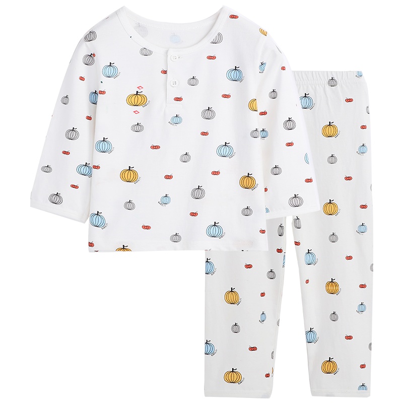 猫人儿童睡衣套装男童宝宝空调服纯棉长袖夏季薄款婴儿夏装家居服女童