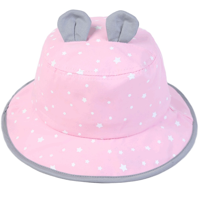 milky friends宝宝帽春夏星空时尚男女童通用渔夫帽子婴儿遮阳帽宝宝大檐太阳帽 适用2岁以内宝宝帽子