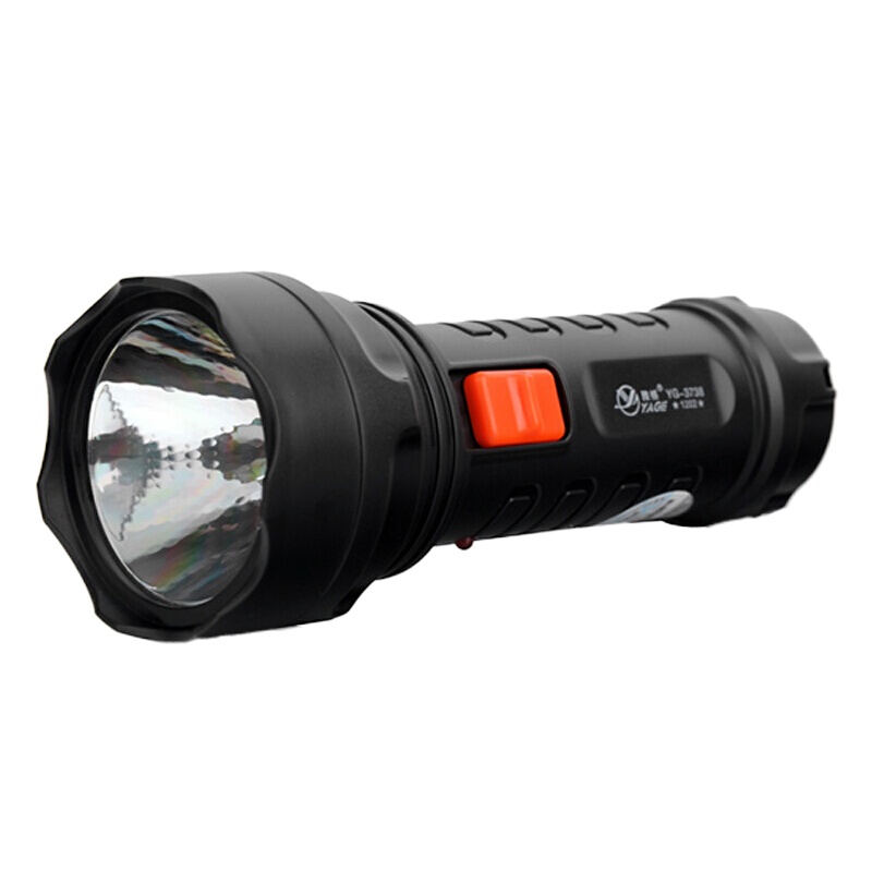 雅格(yage)YG-3738 充电手电筒-LED便携照明小手电