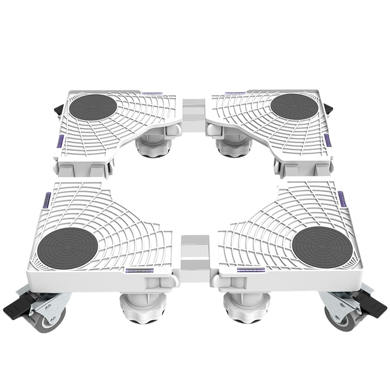 MS 洗衣机底座移动架 洗衣机双杆加高托架空调冰箱双轮底座架支架 西门子松下三洋美的海尔小天鹅 通用架子