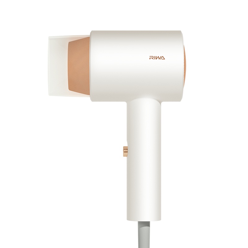 雷瓦负离子电吹风机RC-7105白配橘色家用大功率护发恒温理发店专用宿舍学生吹风筒