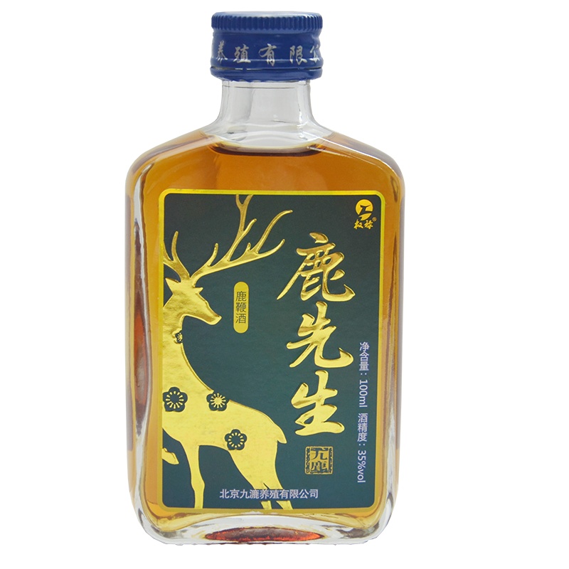 权禄小酒版鹿鞭酒养生小酒100ml 35度一瓶装鹿场直销  非白酒起泡酒预调酒精酿酒三鞭酒玛卡酒有劲的酒33