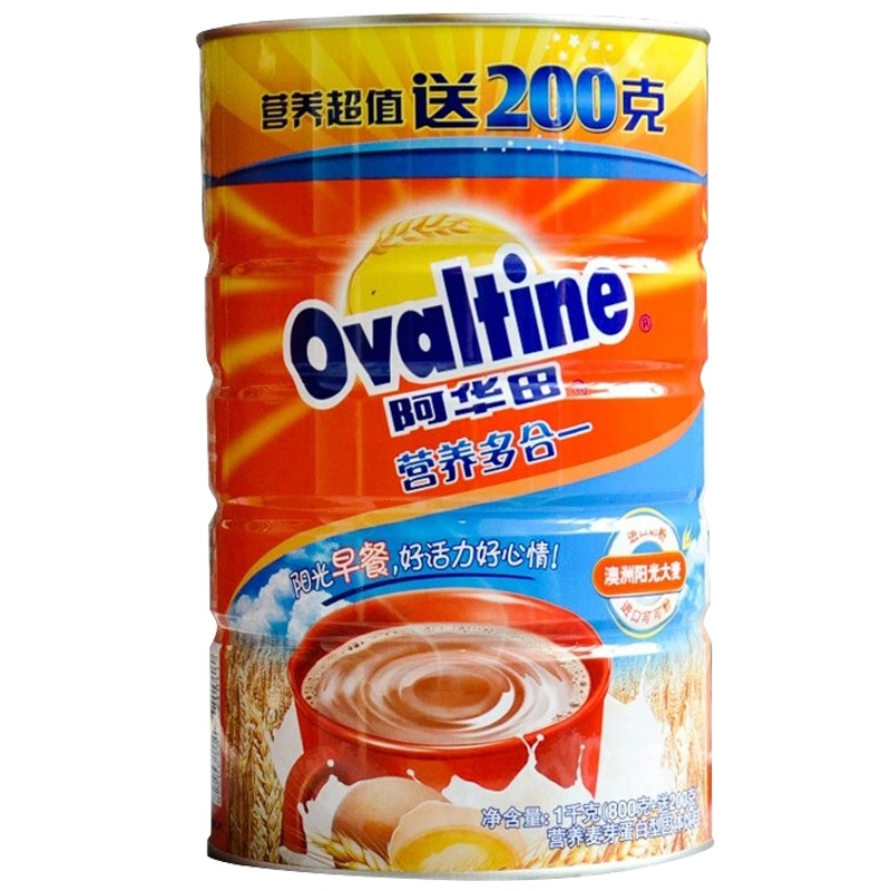 阿华田可可粉800g+200g