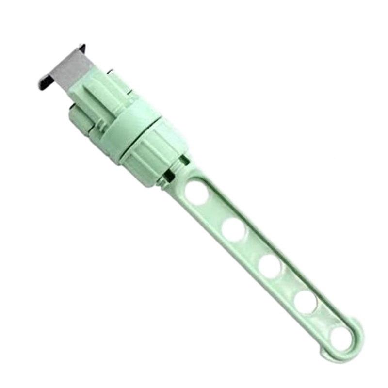 窗户晾衣架窗框挂窗口符象室外卡扣式阳台窗外凉杆晒衣服晾衣窗台 加厚款 欧绿 [二只装] 1个