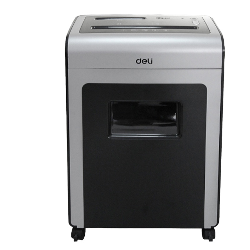 得力(deli) 9914碎纸机 多功能 办公用 离子净碎纸机可碎光盘 纸满报警