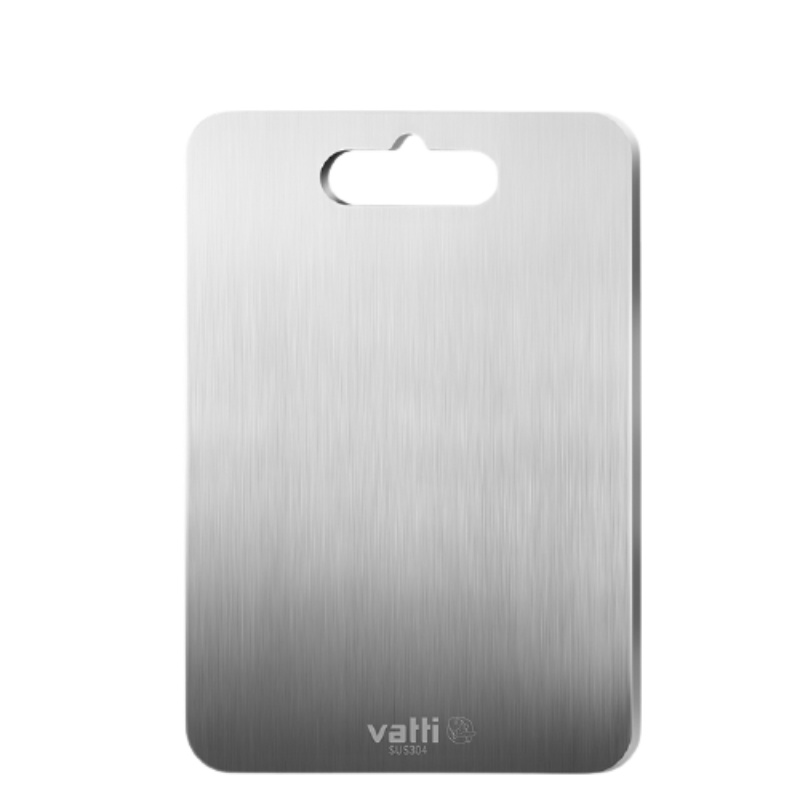 华帝304不锈钢砧板家用拉丝面板双面可用(25×35×0.2cm)D603