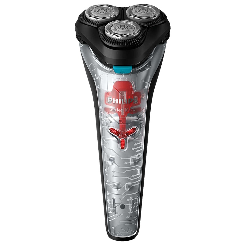 飞利浦(Philips)浦电动透明剃须刀充电式全身水洗胡须刮胡刀S1108