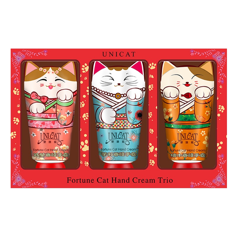 变脸猫护手霜套装 补水保湿滋润防冻防干裂