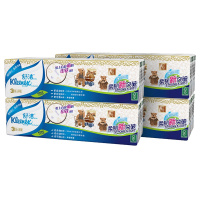 舒洁(Kleenex)小熊印花手帕纸10包*3条[30包]印花餐巾纸随身装