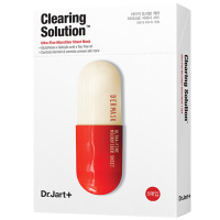 Dr.Jart+ 蒂佳婷 清洁修护面膜27g*5片 白红药丸面贴膜 深层清洁 改善痘印 保湿补水 提亮肤色 清爽控油
