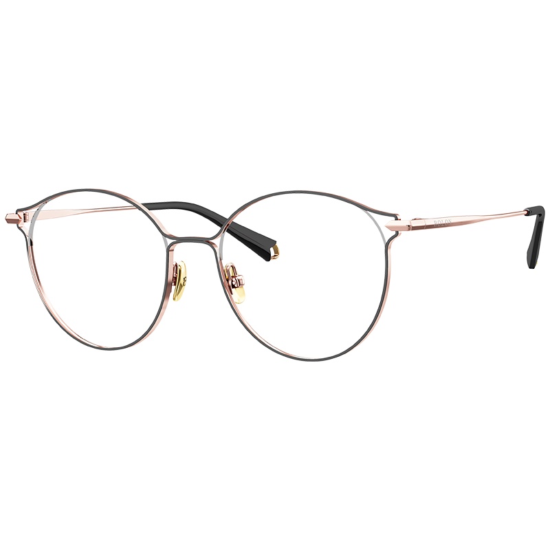 BOLON暴龙眼镜2021新品钛金属近视眼镜架猫眼女款光学镜框BT1508