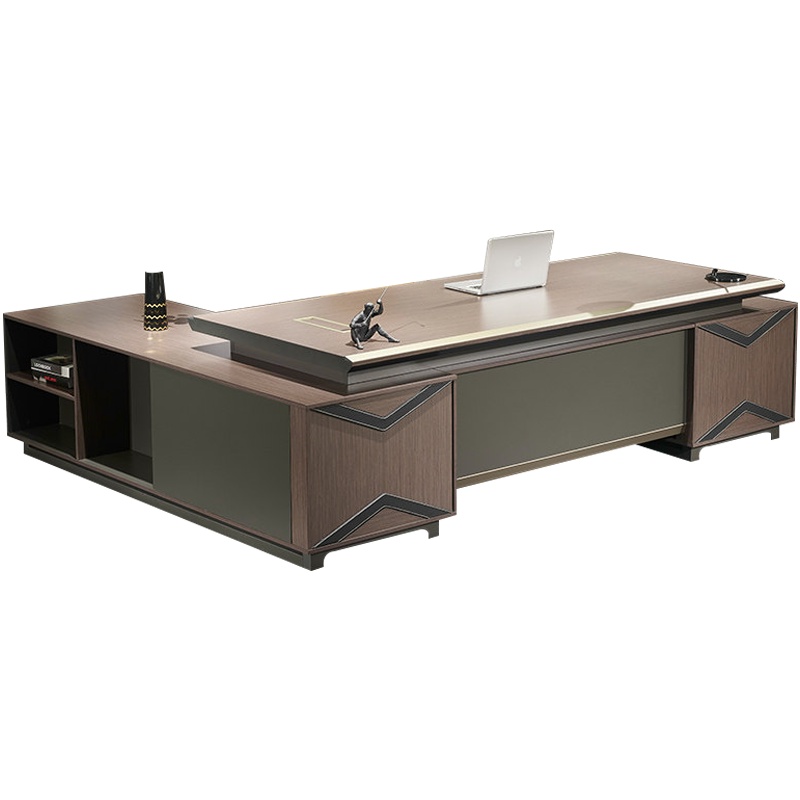 鑫金虎 办公家具经理桌老板桌总裁桌大班台时尚电脑桌现代简约主管桌板式办公桌