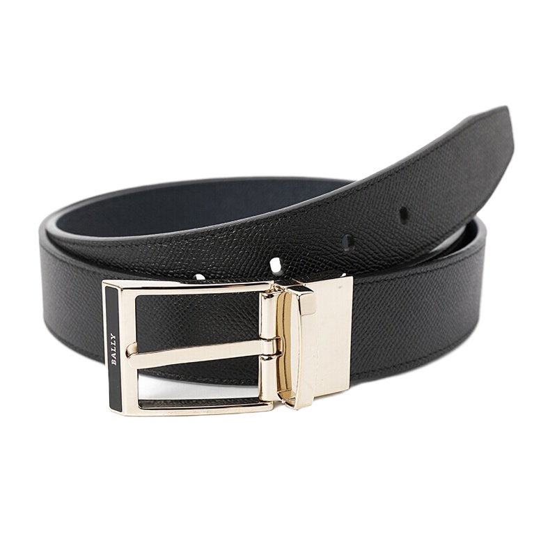 [畅享]Bally 巴利 男士黑色牛皮腰带 6214997 黑色110CM