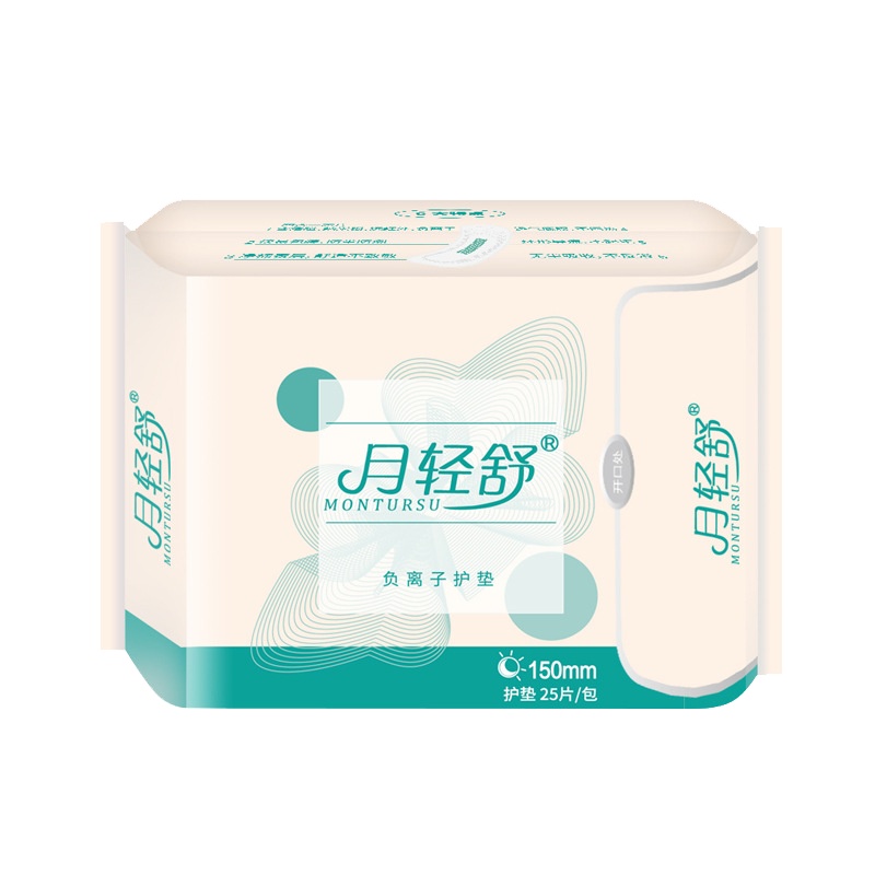 月轻舒负离子护垫150mm*25片*5包