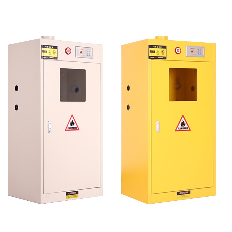永格全钢气瓶柜防爆柜实验室安全柜储存柜智能加厚单瓶双瓶三瓶带报警