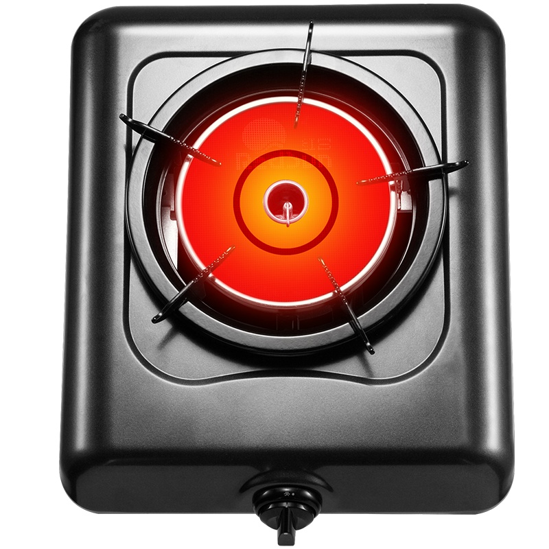 红日(RedSun)红外线燃气灶 煤气灶单灶 猛火灶天然气灶液化气灶 台式灶 煤气炉家用 E108D一级能效(天然气)