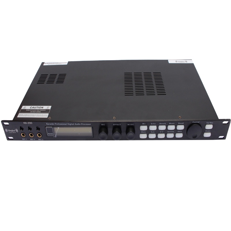 迪玠宝(DISJBO)KX200 前级效果器 KTV人声话筒效果器 防啸叫 均衡调节 双混响