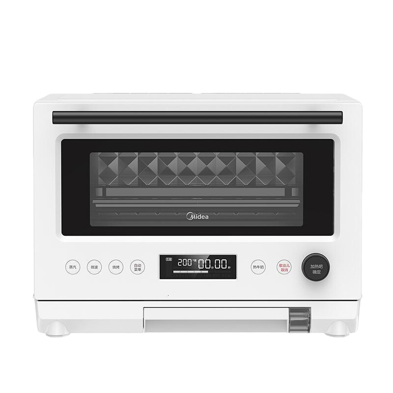 美的/Midea 微波炉 PG2310 微波炉 蒸烤箱家用变频台式微蒸烤一体机智能蒸立方光波