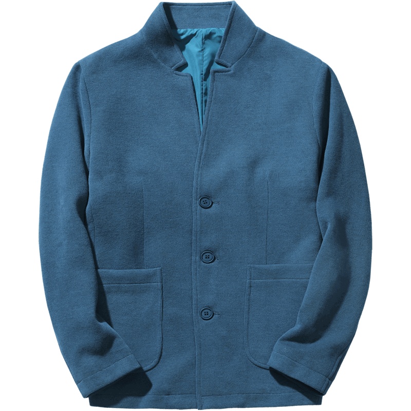 千纸鹤情侣外套2019秋季新款青年韩版潮流帅气休闲男士纯色小西装35135