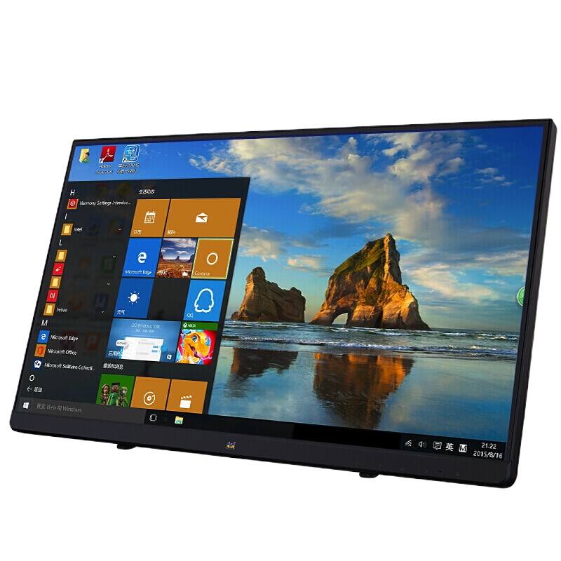 优 派 TD2230 21.5英寸便捷式多媒体教学IPS广视角10点电容触控显示器 (SZK)