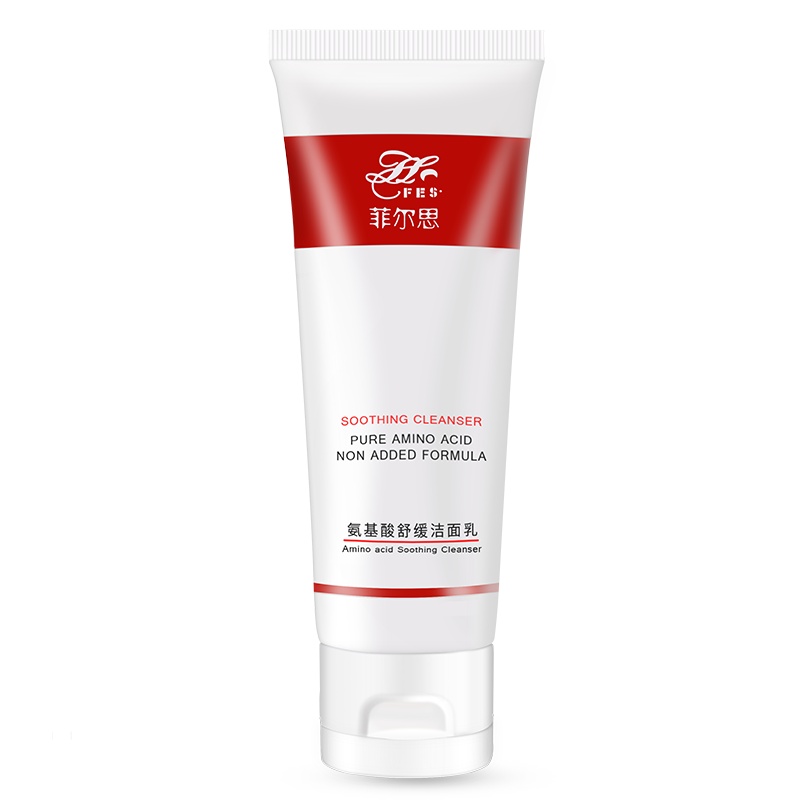 菲尔思氨基酸补水保湿泡沫舒缓洁面乳 温和洁面深层清洁毛孔不刺激洗面奶 保护皮脂角质层 单支装