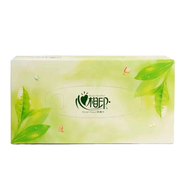 心相印 H200 盒装抽纸 2层茶语餐巾纸 抽取面巾纸 200抽/盒 1盒装