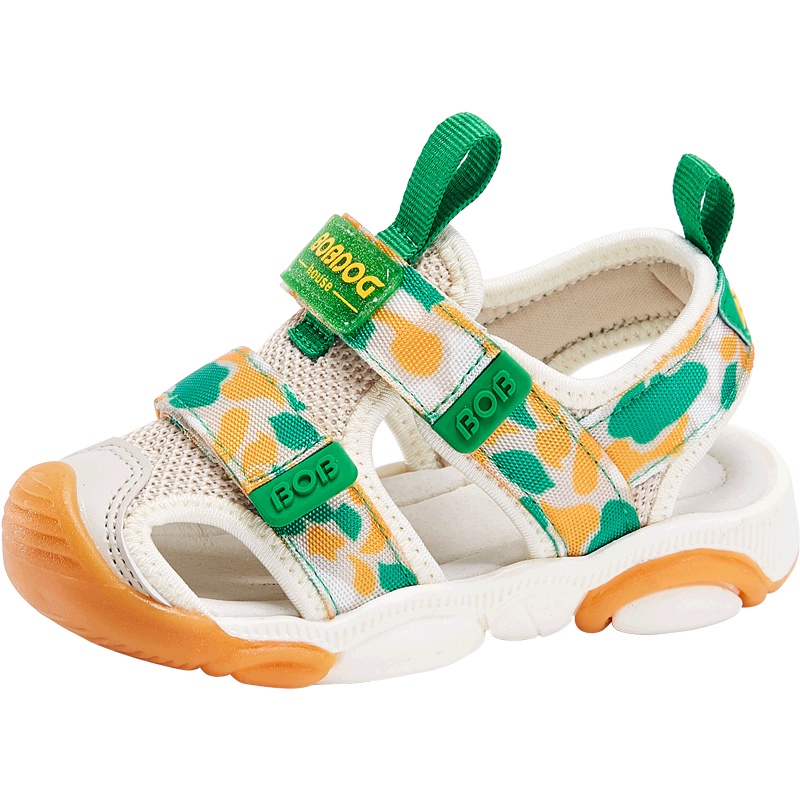 BOBDOG HOUSE巴布豆童鞋儿童凉鞋2019夏季男童女童宝宝1-3岁沙滩鞋子M9254