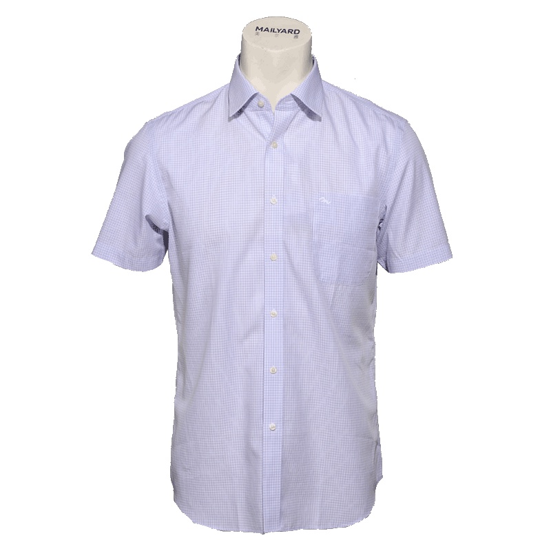 美尔雅(MAILYARD)短袖衬衫 商务男士职业衬衣 男式免烫衬衣棉 035