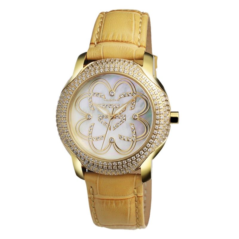 妙时空(MIUSKONE) 石英表圆形镶钻表壳 石英机芯 典雅系列女士腕表MS22(遇国庆/春节将于假后首日发货)