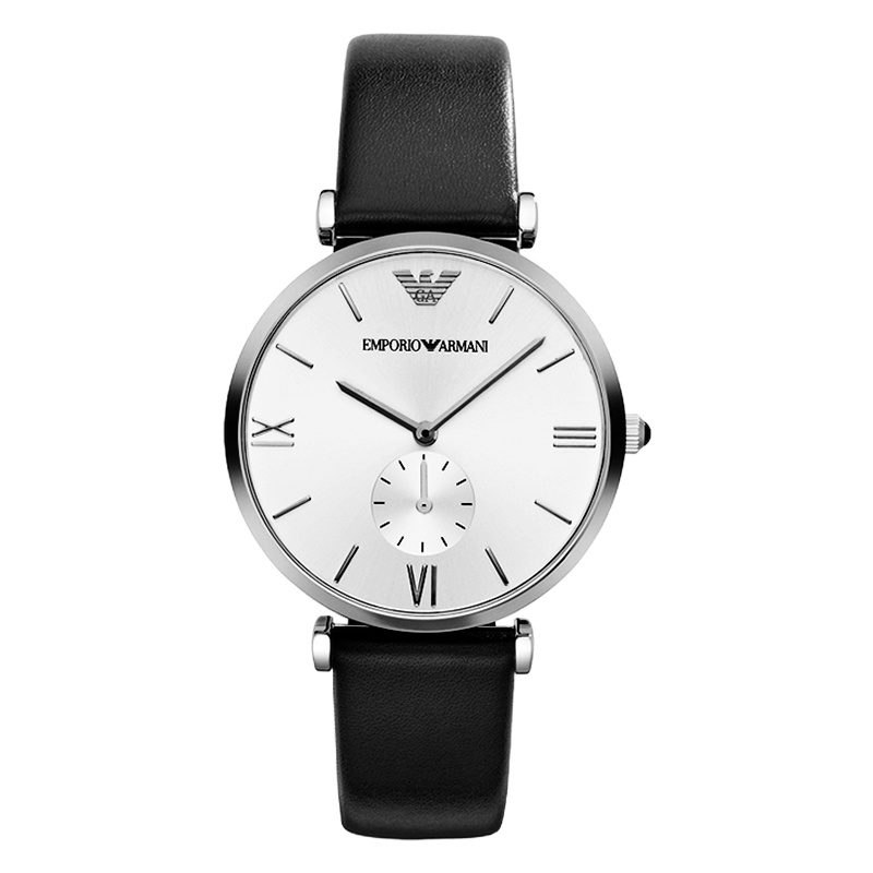 阿玛尼（ARMANI）手表 简约时尚休闲轻薄多功能石英男款 AR1674