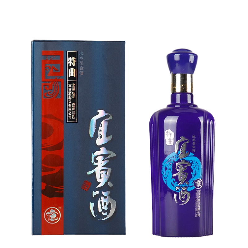 宜宾酒 特曲 浓香型白酒 52度 500ml*6整箱装