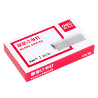 得力(deli) 0015厚层订书钉 23/10(500枚/盒)10盒/包 一包装