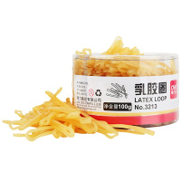 得力(deli)100g办公耐用乳胶圈/橡皮筋/橡胶圈/牛皮筋3213