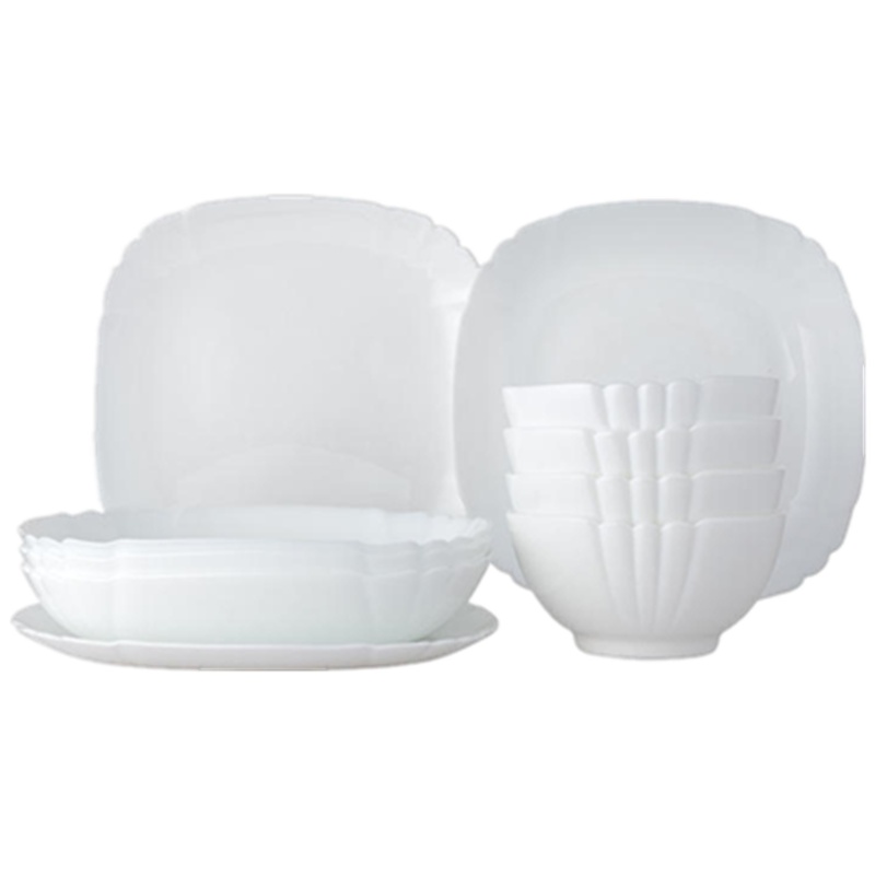 唯都Luminarc露特莎白玉餐具10件套LC-S112G